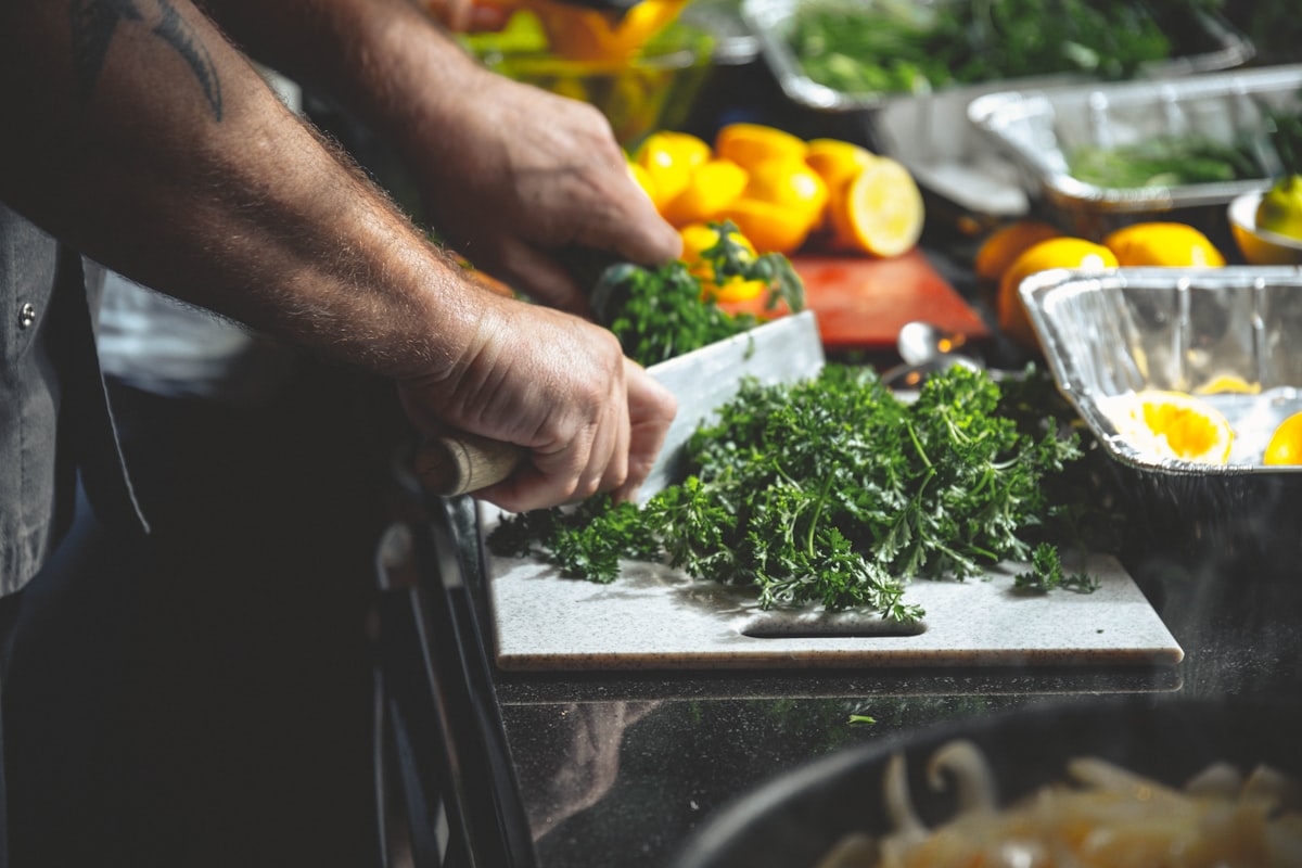 Tender slow-cooked protein with herb-infused vegetables